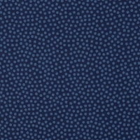 Baumwolle "Dotty" Punkte Jeansblau